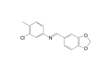 3-chloro-N-piperonylidene-p-toluidine