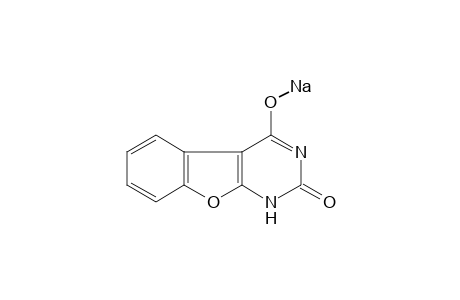 4-hydroxybenzofuro[2,3-d]pyrimidin-2(1H)-one, sodium salt