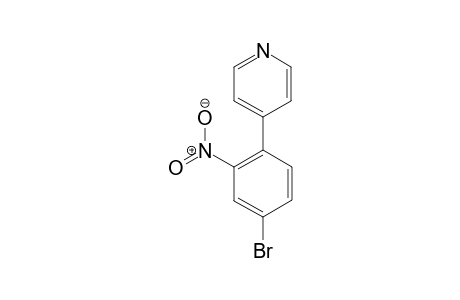 4-(4-Bromo-2-nitrophenyl)pyridine