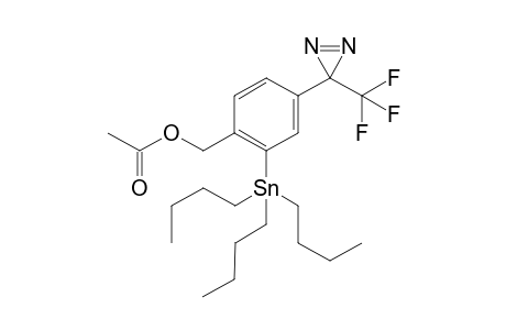 4-[3'-(Trifluoromethyl)-2-(tributylstannyl)-3H-diazirin-3'-yl]benzyl Acetate