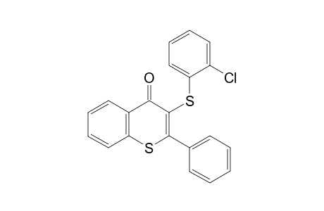 3-[(2-Chlorophenyl)thio]-2-phenyl-4H-thiochromen-4-one