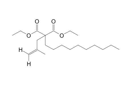 decyl(2-methylallyl)malonic acid, diethyl ester