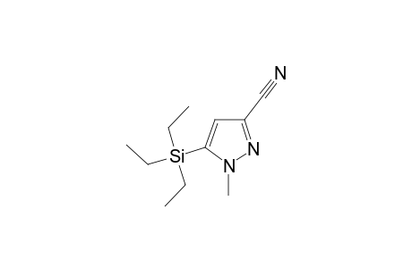 1-Methyl-5-(triethylsilyl)-1H-pyrazole-3-carbonitrile