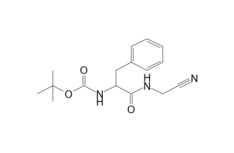 Carbamic acid, [2-[(cyanomethyl)amino]-2-oxo-1-(phenylmethyl)ethyl]-, 1,1-dimethylethyl ester, (S)-