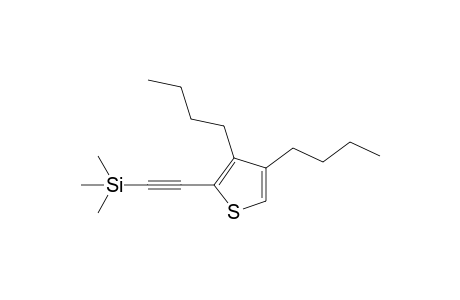 2-(3,4-dibutyl-2-thienyl)ethynyl-trimethyl-silane