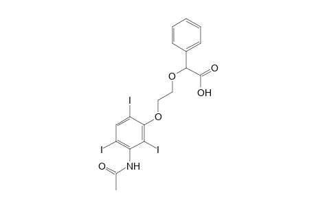 [2-(3-acetamido-2,4,6-triiodophenoxy)ethoxy]phenylacetic acid