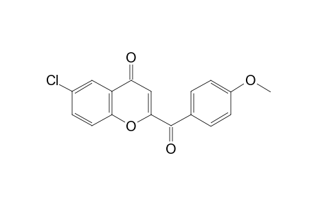 6-Chloro-2-(4-methoxybenzoyl)-1-benzopyran-4-one