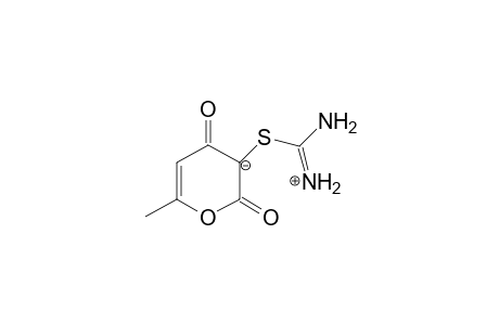 4-Hydroxy-6-methyl-2-pyrone - thiouronium ylid