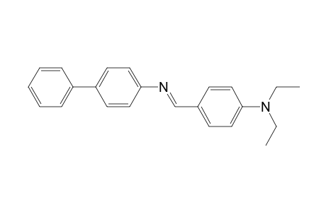 N-((E)-[4-(Diethylamino)phenyl]methylidene)[1,1'-biphenyl]-4-amine