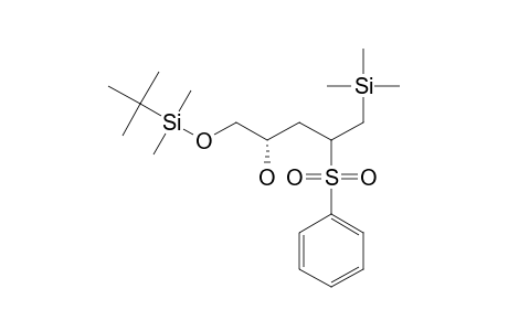 (2S)-1-(TERT.-BUTYLDIMETHYLSILOXY)-4-(PHENYLSULFONYL)-5-(TRIMETHYLSILYL)-2-PENTANOL,DIASTEREOMER-#1