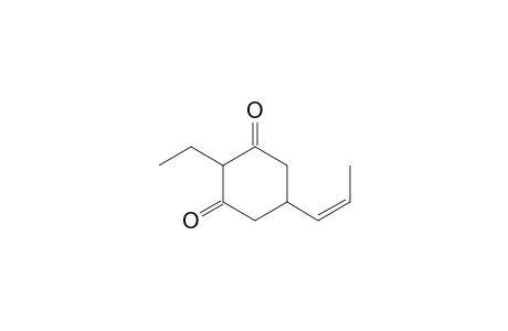 2-Ethyl-5-[(Z)-1-propenyl]-1,3-cyclohexanedione