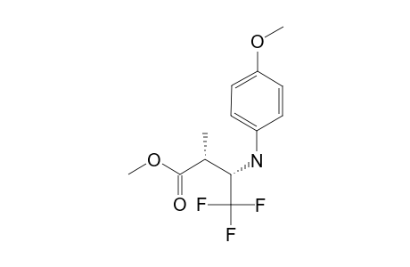 SYN-(2S,3S)-METHYL-3-(4-METHOXYPHENYLAMINO)-4,4,4-TRIFLUORO-2-METHYLBUTANOATE