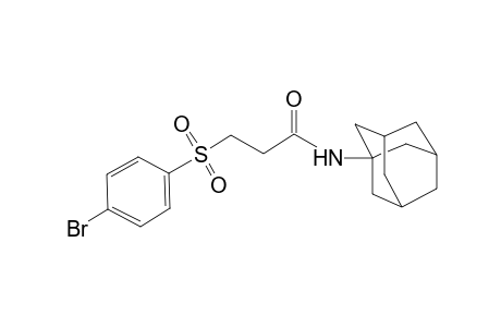 propanamide, 3-[(4-bromophenyl)sulfonyl]-N-tricyclo[3.3.1.1~3,7~]dec-1-yl-