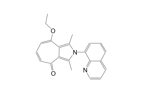 cyclohepta[c]pyrrol-4(2H)-one, 8-ethoxy-1,3-dimethyl-2-(8-quinolinyl)-