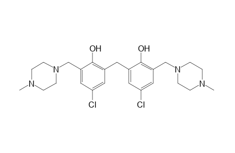 6,6'-methylenebis[4-chloro-alpha-(4-methyl-1-piperazinyl)-o-cresol]