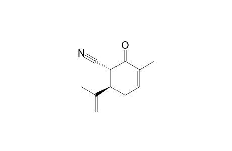 (1R,6R)-6-isopropenyl-2-keto-3-methyl-cyclohex-3-ene-1-carbonitrile