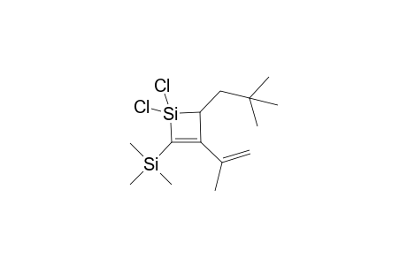 1,1-DICHLORO-2-TRIMETHYLSILYL-3-(1'-METHYLETHENYL)-4-NEOPENTYL-1-SILACYCLOBUT-2-ENE