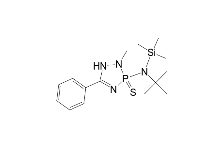 3H-1,2,4,3-Triazaphosphol-3-amine, N-(1,1-dimethylethyl)-1,2-dihydro-2-methyl-5-phenyl-N-(trimethylsilyl)-, 3-sulfide