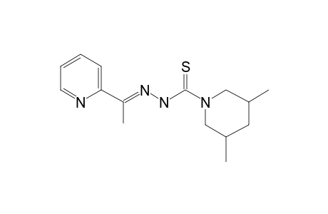 3,5-Dimethylpiperidine-1-thiocarboxylic acid, 2-[1-[2-pyridyl]ethylidene]hydrazide