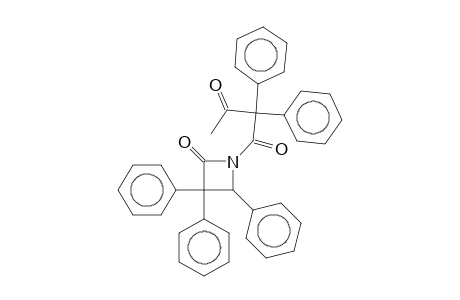 2-Azetidinone, 1-(1,3-dioxo-2,2-diphenylbutyl)-3,3,4-triphenyl-