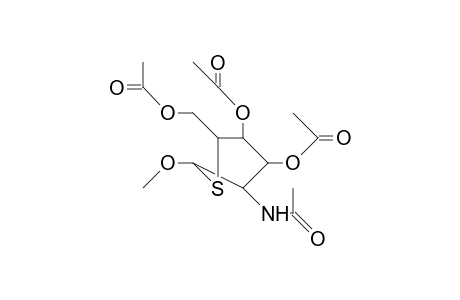 Methyl-2-acetamido-3,4,6-tri-O-acetyl-2-deoxy-5-thio.alpha.-D-glucopyranoside