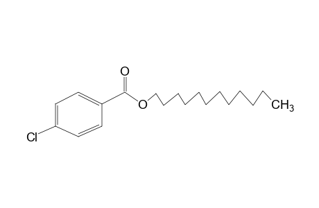 p-CHLOROBENZOIC ACID, DODECYL ESTER