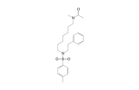 Acetamide, N-methyl-N-[7-[[(4-methylphenyl)sulfonyl](2-phenylethyl)amino]heptyl]-