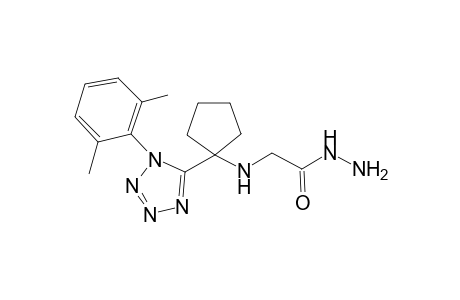 2-((1-[1-(2,6-Dimethylphenyl)-1H-tetraazol-5-yl]cyclopentyl)amino)acetohydrazide