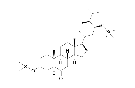 (23S,24S)-3,23-Dihydroxy-24-methyl-5.alpha.-cholestan-6-one bis(trimethylsilyl) ether