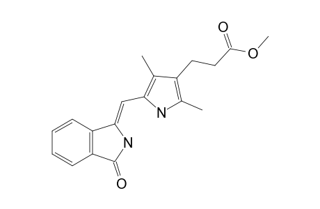 (Z)-[(3,5-DIMETHYL-4-(2-METHOXYCARBONYLETHYL)-1H-PYRROL-2-YL)-METHYLIDENYL]-ISOINDOLINONE