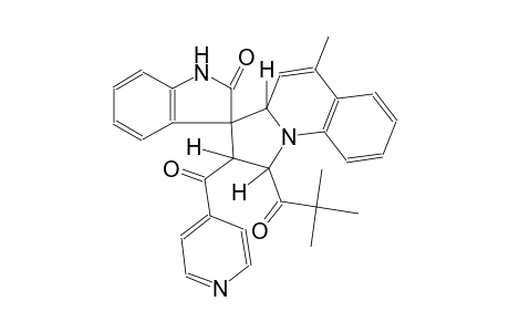 (1'S,2'S,3R,3a'R)-2'-isonicotinoyl-5'-methyl-1'-pivaloyl-2',3a'-dihydro-1'H-spiro[indoline-3,3'-pyrrolo[1,2-a]quinolin]-2-one