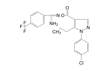 O-{[1-(p-chlorophenyl)-5-propylpyrazol-4-yl]carbonyl}-alpha,alpha,alpha-trifluoro-p-toluamidoxime