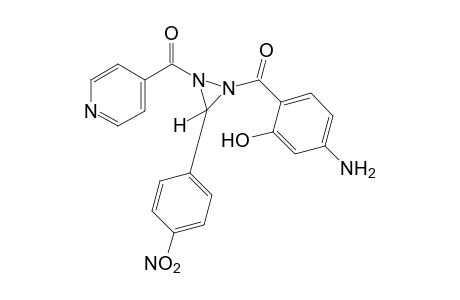 1-(4-aminosalicyloyl)-2-isonicotinoyl-3-(p-nitrophenyl) diaziridine