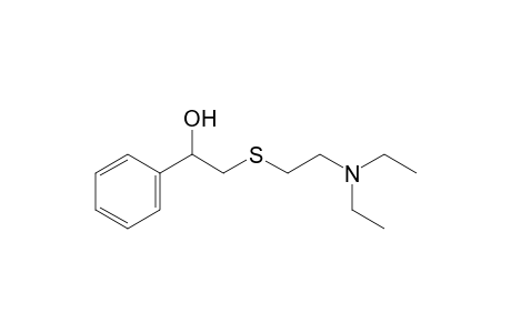 alpha-{{[2-(diethylamino)ethyl]thio}methyl}benzyl alcohol