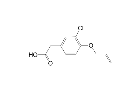 Benzeneacetic acid, 3-chloro-4-(2-propenyloxy)-