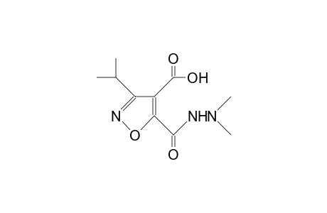 4,5-Isoxazoledicarboxylic acid, 3-(1-methylethyl)-,5-(2,2-dimethylhydrazide)