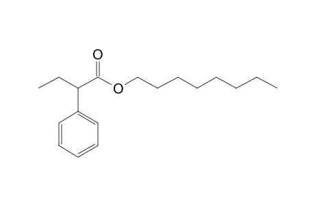 Butyric acid, 2-phenyl-, octyl ester