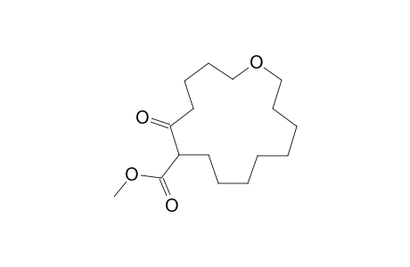 methyl 6-oxooxacyclopentadecane-7-carboxylate