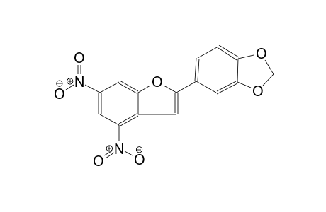 1,3-benzodioxole, 5-(4,6-dinitro-2-benzofuranyl)-