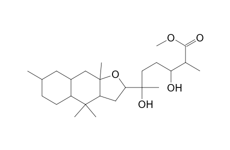 Methyl 3,6-Dihydroxy-6-(3,8,8,12-tetramethyl-4-oxatricyclo[7.4.0.0(3,7)]tridecane-5-yl)-2-methylheptanoate