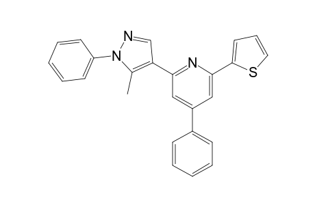 2-(5-Methyl-1-phenyl-1H-pyrazol-4-yl)-4-phenyl-6-(thiophen-2-yl)pyridine