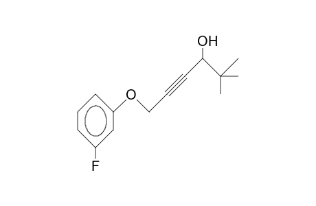 4-Hexyn-3-ol, 6-(3-fluorophenoxy)-2,2-dimethyl-
