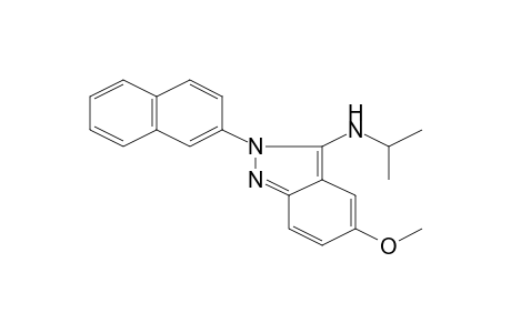 Isopropyl-(5-methoxy-2-naphthalen-2-yl-2H-indazol-3-yl)-amine