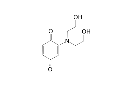 2-[bis(2-hydroxyethyl)amino]-p-benzoquinone