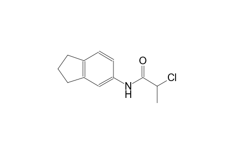 2-chloro-N-(2,3-dihydro-1H-inden-5-yl)propanamide