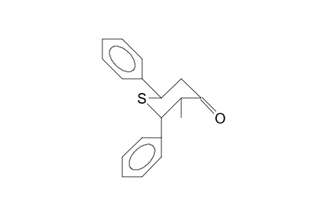 1-Thia-2E,6E-diphenyl-3E-methyl-4-cyclohexanone