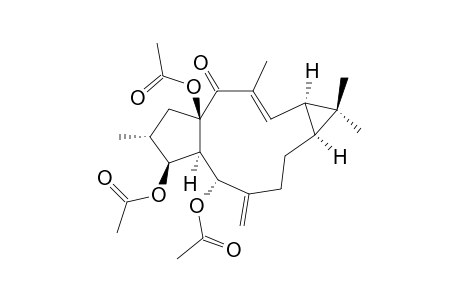 (2R,3S,4R,5R,9S,11R,15R)-3,5,15-TRIACETOXY-14-OXOLATHYRA-6(17),12E-DIENE