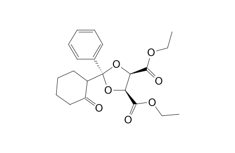 Diethyl (4R)-trans-2-phenyl-2-(2-oxocyclohexyl)-1,3-dioxolane-4,5-dicarboxylate