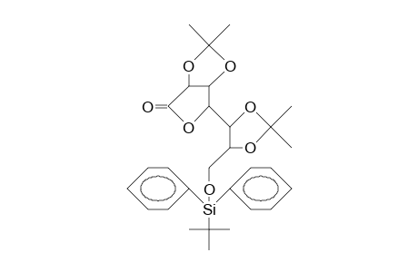 7-O-tert-Butyldiphenylsilyl-2,3:5,6-di-O-isopropylidene-D-glycero-D-talo-heptono-1,4-lactone