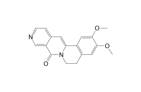 5,6-DIHYDRO-2,3-DIMETHOXY-8H-ISOQUINO-[2,1-B]-[2,7]-NAPHTHYRIDIN-8-ONE